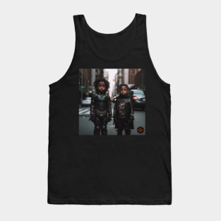 Superhero Kids in The City Tank Top